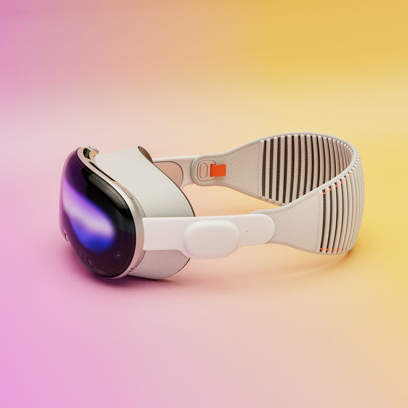 Apple Vision Pro headset in use