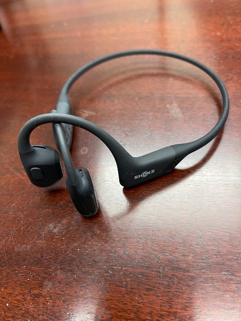 Shokz OpenRun Pro bone conduction headphones