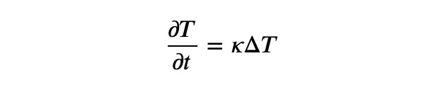 Heat equation representation