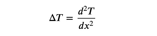 One-dimensional Laplacian representation