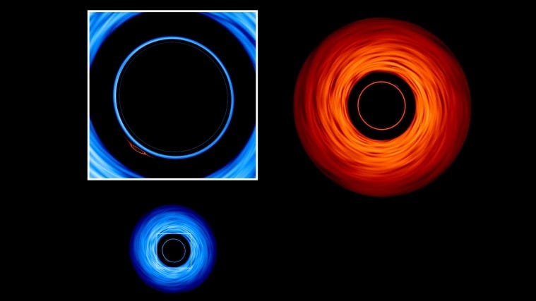 Animation of black holes and their accretion disks