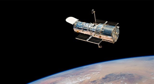 Hubble Space Telescope in operation