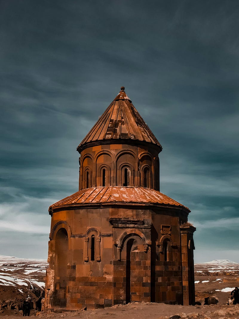 Historical churches and ancient Armenian architecture