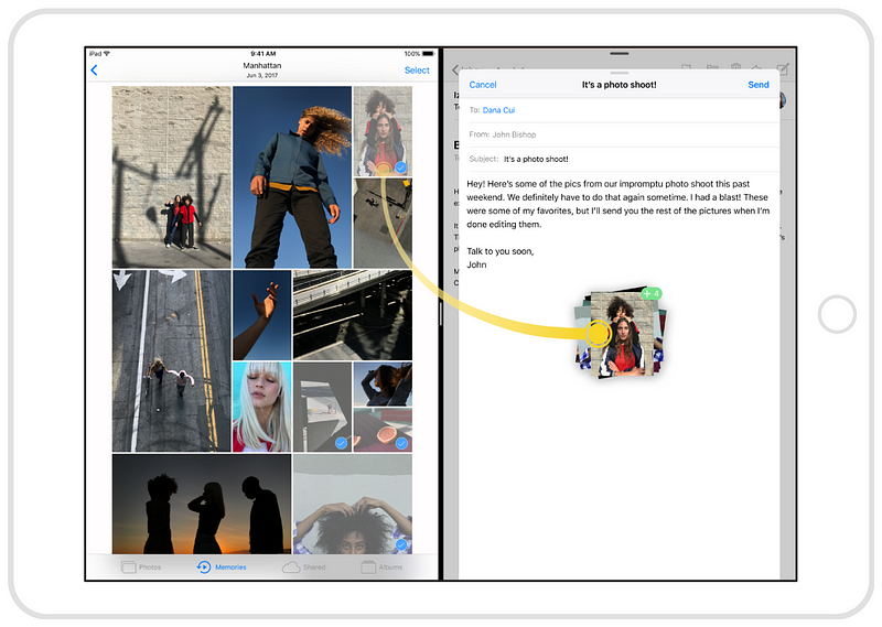 Enhanced photo search on iPhone