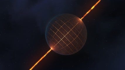 Artistic representation of a Dyson Sphere