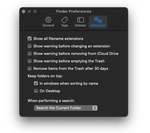 Enabling path bar and status bar in Finder