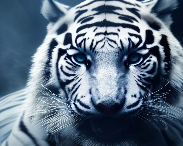 Artistic representation of the White Tiger