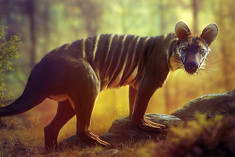 Image of the Tasmanian Tiger