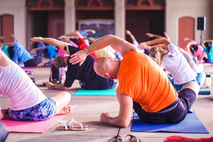 Yoga practice session preview