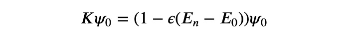 Lowest eigenvalue result