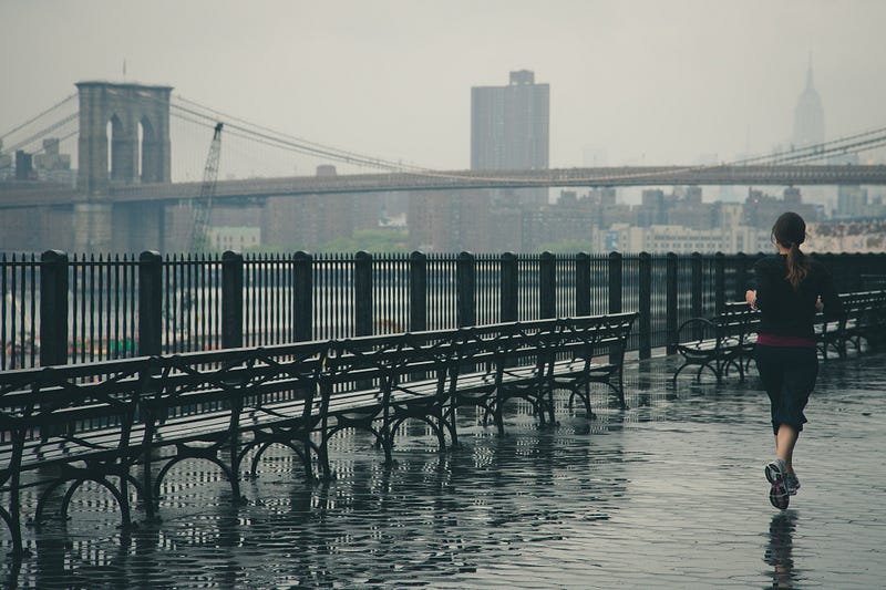 Runner performing strength exercises for better performance