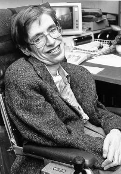 Stephen Hawking in 1980