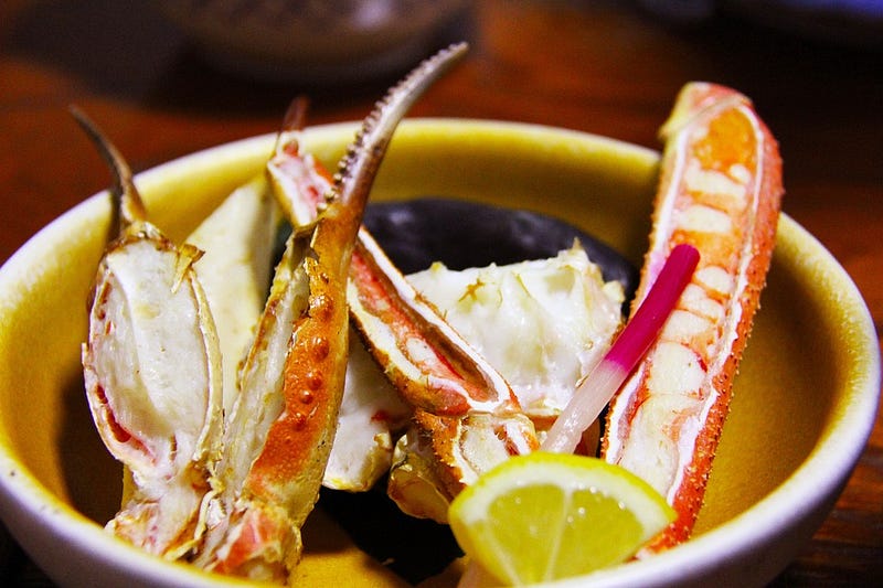 Crab legs becoming increasingly rare