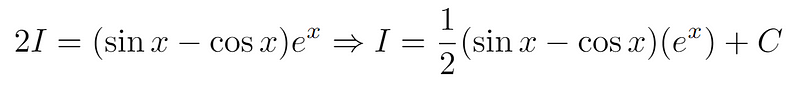 Isolating I in the equation