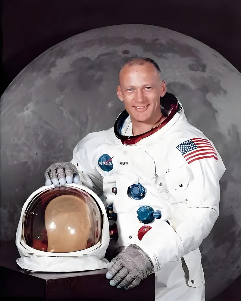 Buzz Aldrin on the Moon