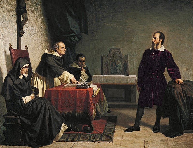 Galileo's confrontation with the Church