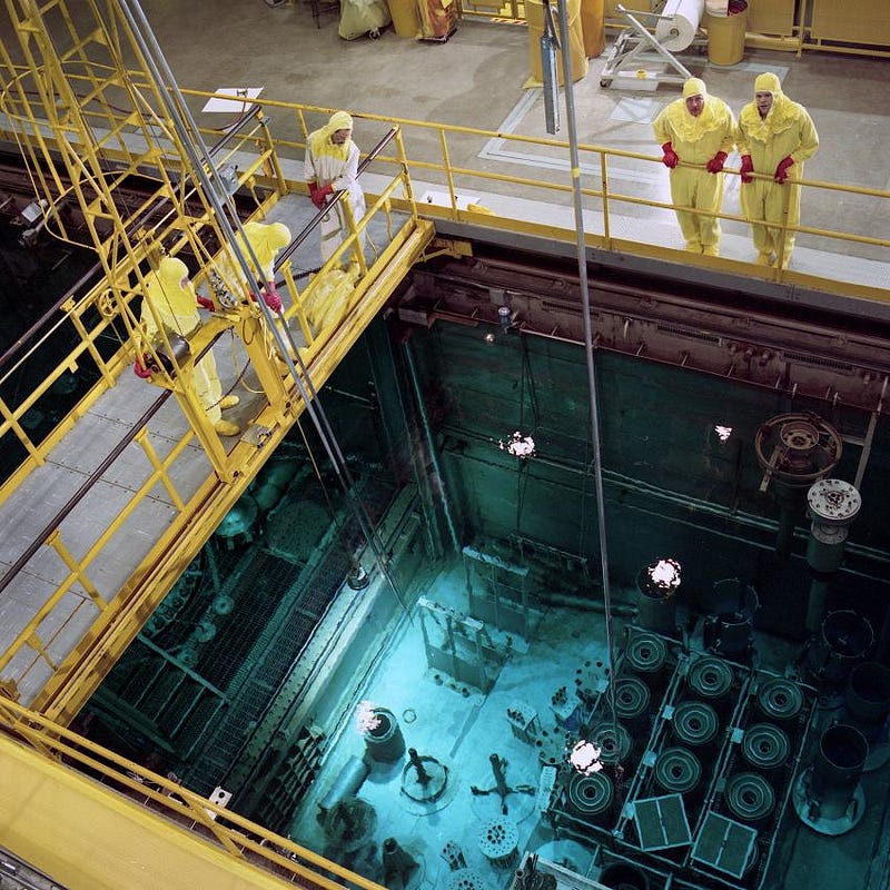 Nuclear reactor at Oak Ridge National Laboratory